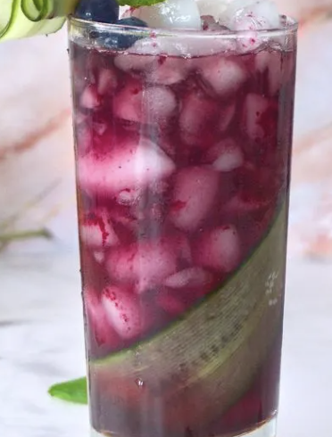 blueberry cucumber juice detox