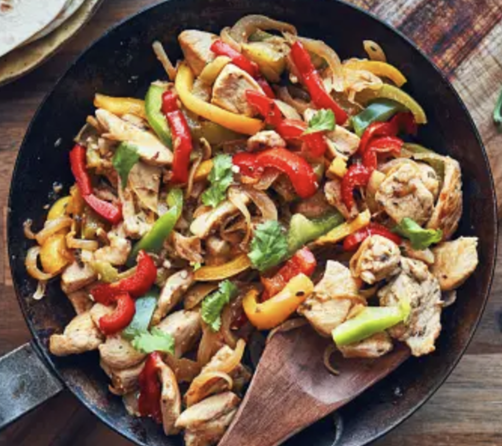 healthy lunches for weight loss chicken fajita