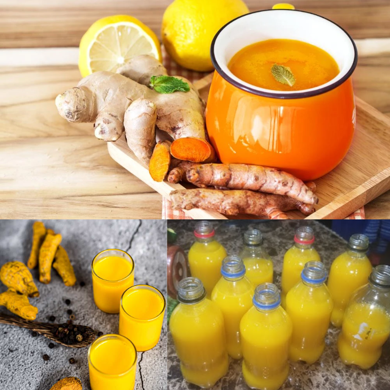 ginger and turmeric shots benefits