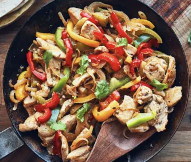 healthy lunches for weight loss chicken fajita